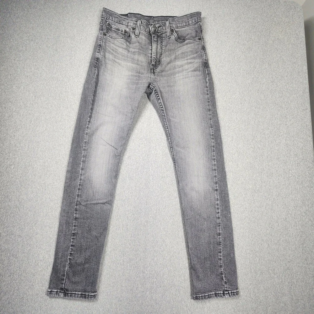 Levi's 510 Skinny Jeans Mens 31x32 Grey Good Faded Stretch Denim Pants
